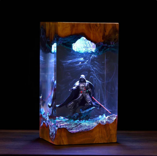SaberGlow- Darth Vader Resin Lamp
