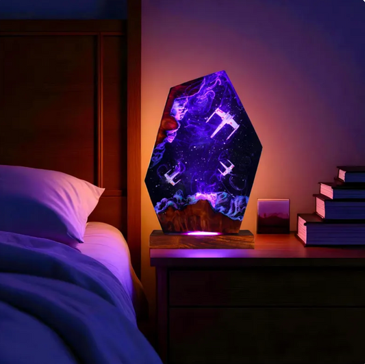 SaberGlow- Galaxy Resin Lamp
