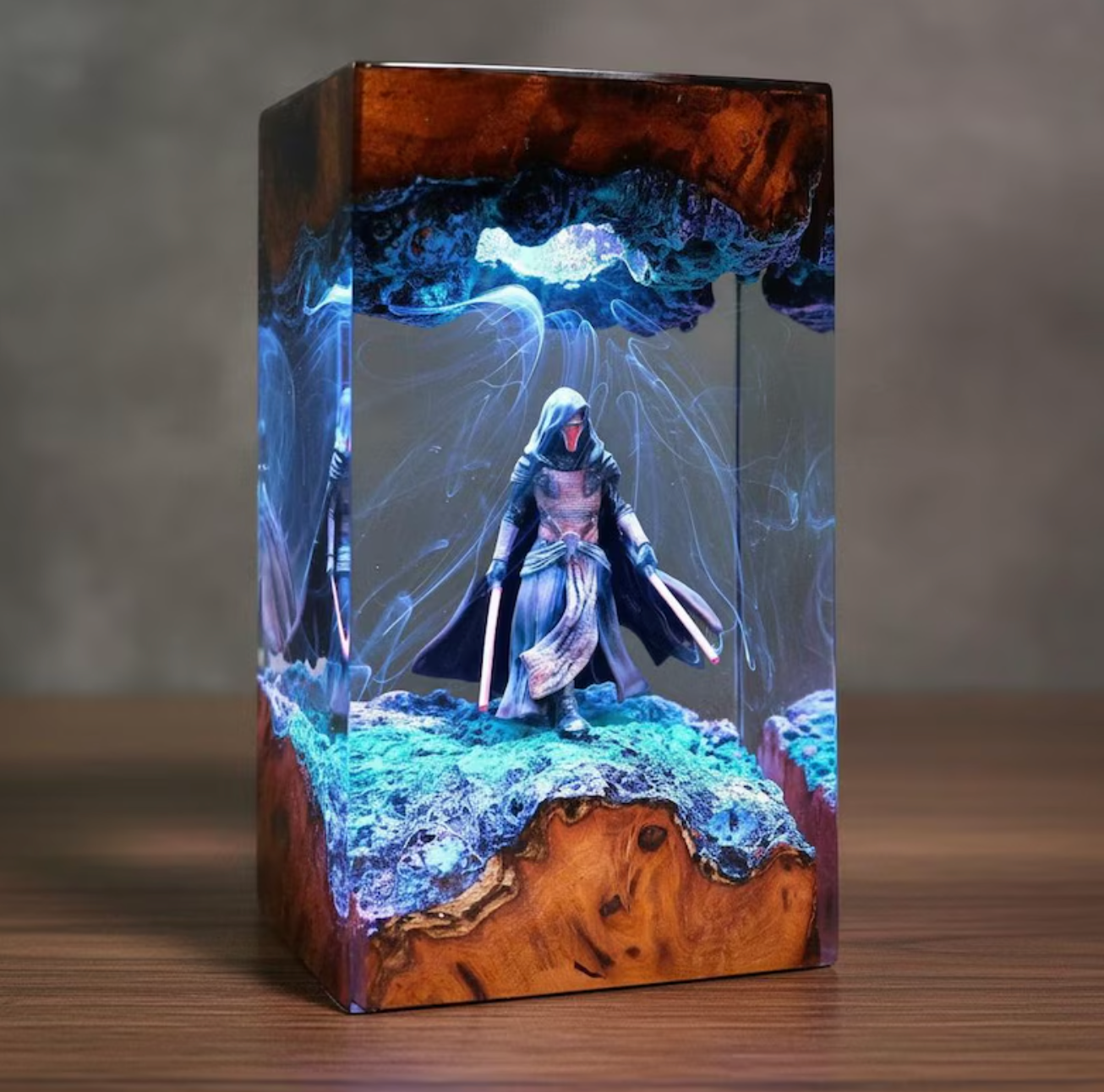 SaberGlow- Dark Revan Resin Lamp